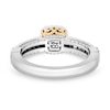 Thumbnail Image 4 of Collector's Edition Enchanted Disney 7/8 CT. T.W. Diamond Frame Engagement Ring in 14K Two-Tone Gold