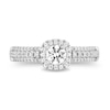 Thumbnail Image 5 of Collector's Edition Enchanted Disney 7/8 CT. T.W. Diamond Frame Engagement Ring in 14K Two-Tone Gold