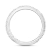 Thumbnail Image 3 of 1 CT. T.W. Diamond, Bezel and Chain Triple Row Ring in 10K White Gold