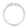 Thumbnail Image 3 of 1/2 CT. T.W. Diamond Center Arrows Open Shank Ring in 10K White Gold