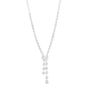 Thumbnail Image 1 of Marilyn Monroe™ Collection 1/2 CT. T.W. Journey Diamond Y-Necklace in 10K White Gold