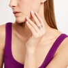 Thumbnail Image 2 of Marilyn Monroe™ Collection 1/2 CT. T.W. Diamond Open Shank Stars Ring in Sterling Silver