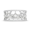 Thumbnail Image 4 of Marilyn Monroe™ Collection 1/2 CT. T.W. Diamond Open Shank Stars Ring in Sterling Silver