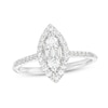 Thumbnail Image 1 of Marilyn Monroe™ Collection 1/3 CT. T.W. Marquise Multi-Diamond Frame Ring in 10K White Gold