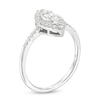 Thumbnail Image 3 of Marilyn Monroe™ Collection 1/3 CT. T.W. Marquise Multi-Diamond Frame Ring in 10K White Gold