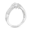 Thumbnail Image 3 of Marilyn Monroe™ Collection 3/4 CT. T.W. Journey Diamond Double Row Bypass Ring in 10K White Gold