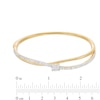 Thumbnail Image 2 of 1 CT. T.W. Multi-Diamond Orbit Bangle in 10K Gold - 7.11"