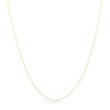 Thumbnail Image 1 of Child's Adjustable 0.7mm Curb Chain Necklace in Solid 14K Gold - 15"
