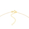 Thumbnail Image 2 of Child's Adjustable 0.7mm Curb Chain Necklace in Solid 14K Gold - 15"