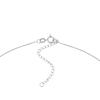Thumbnail Image 2 of Child's Adjustable 0.7mm Curb Chain Necklace in Solid 14K White Gold - 15"