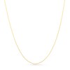 Thumbnail Image 1 of Child's Adjustable 0.7mm Cable Chain Necklace in Solid 14K Gold - 15"