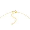 Thumbnail Image 2 of Child's Adjustable 0.7mm Cable Chain Necklace in Solid 14K Gold - 15"