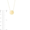 Thumbnail Image 3 of Polished Disc Necklace in 10K Gold