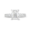 Thumbnail Image 4 of Vera Wang Love Collection 2-1/3 CT. T.W. Emerald-Cut Certified Lab-Grown Diamond Engagement Ring in 14K White Gold (F/VS2)