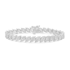 Thumbnail Image 1 of 4 CT. T.W. Marquise Multi-Diamond Line Bracelet in 10K White Gold