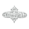 Thumbnail Image 4 of 1 CT. T.W. Marquise Multi-Diamond Engagement Ring in 14K White Gold