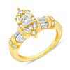 Thumbnail Image 1 of 1 CT. T.W. Marquise Multi-Diamond Ring in 14K Gold