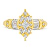Thumbnail Image 4 of 1 CT. T.W. Marquise Multi-Diamond Ring in 14K Gold