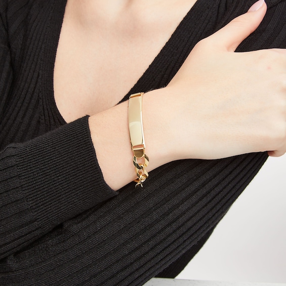 11.5mm I.d. Bracelet in 10K Gold - 8.5"