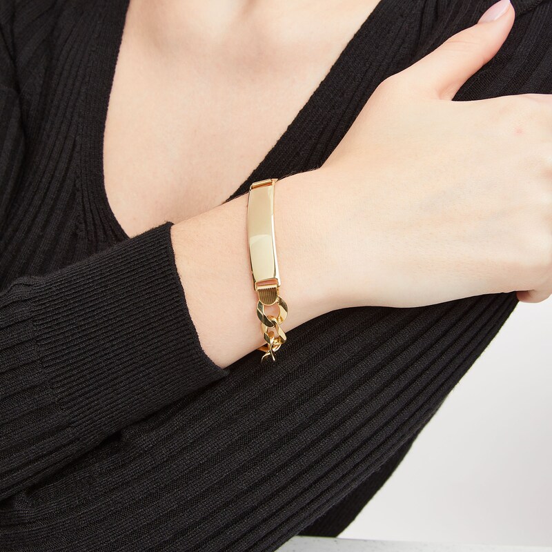 Main Image 2 of 11.5mm I.D. Bracelet in 10K Gold - 8.5"