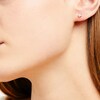 Thumbnail Image 2 of 1/5 CT. T.W. Certified Princess-Cut Diamond Solitaire Stud Earrings in 14K White Gold (J/I1)