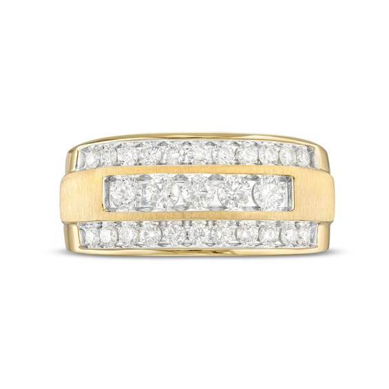 1 CT. T.w. Diamond Raised Five Stone Ring in 10K Gold
