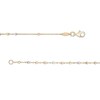Thumbnail Image 3 of Rosary Necklace in 10K Tri-Tone Gold - 20"