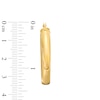 Thumbnail Image 3 of Flat 25.0mm Hoop Earrings in Hollow 14K Gold