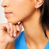 Thumbnail Image 2 of Diamond-Cut Endless 20.0mm Hoop Earrings in Hollow 14K White Gold