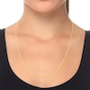 Thumbnail Image 2 of Adjustable 1.1mm Popcorn Chain Necklace in Hollow 14K Gold - 22"
