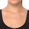 Thumbnail Image 2 of 1.1mm Popcorn Chain Necklace in Hollow 14K White Gold - 22"