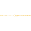 Thumbnail Image 2 of 2.1mm Paper Clip Chain Necklace in Hollow 14K Gold - 18"