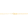 Thumbnail Image 2 of 2.1mm Paper Clip Chain Necklace in Hollow 14K Gold - 20"