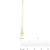 Thumbnail Image 3 of 2.1mm Paper Clip Chain Necklace in Hollow 14K Gold - 20"