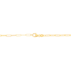 Thumbnail Image 2 of 2.1mm Paper Clip Chain Necklace in Hollow 14K Gold - 24"