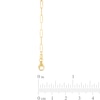 Thumbnail Image 3 of 2.1mm Paper Clip Chain Necklace in Hollow 14K Gold - 24"