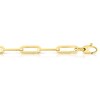 Thumbnail Image 1 of 6.1mm Paper Clip Chain Necklace in Hollow 14K Gold - 18"