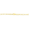 Thumbnail Image 2 of 3.2mm Paper Clip Chain Necklace in Hollow 14K Gold - 16.25"