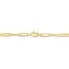 Thumbnail Image 2 of 4.2mm Paper Clip Chain Necklace in Hollow 14K Gold - 18"