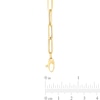 Thumbnail Image 3 of 4.2mm Paper Clip Chain Necklace in Hollow 14K Gold - 18"