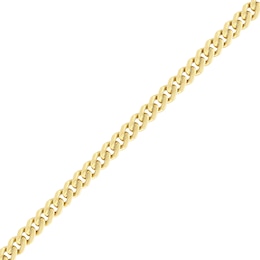 9.5mm Cuban Curb Chain Bracelet in Hollow 14K Gold - 8.5"