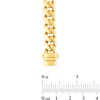 Thumbnail Image 3 of 9.5mm Cuban Curb Chain Bracelet in Hollow 14K Gold - 8.5"