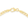 Thumbnail Image 2 of Heart 3.4mm Curb Chain Bracelet in 14K Gold - 7.0"