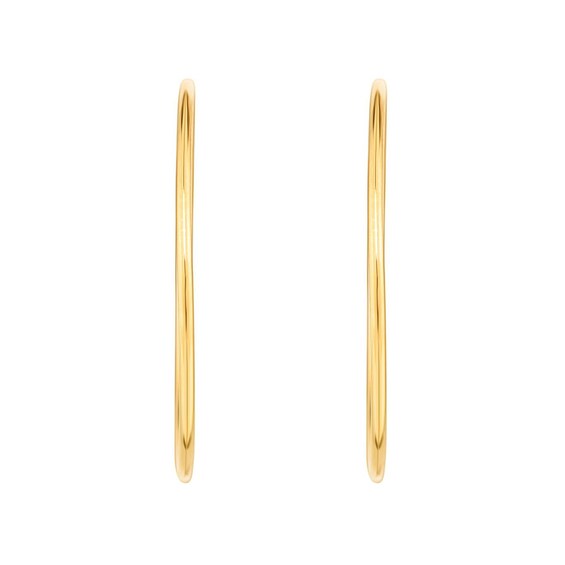 30.0mm Endless Hoop Earrings in 14K Gold