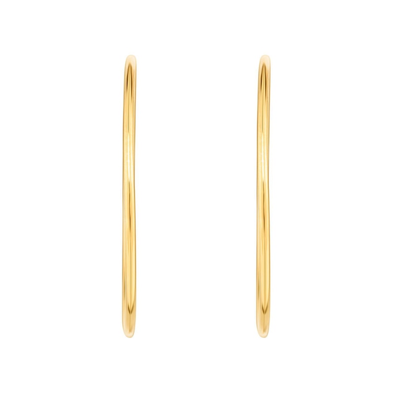 Main Image 2 of 30.0mm Endless Hoop Earrings in 14K Gold