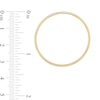 Thumbnail Image 3 of 30.0mm Endless Hoop Earrings in 14K Gold