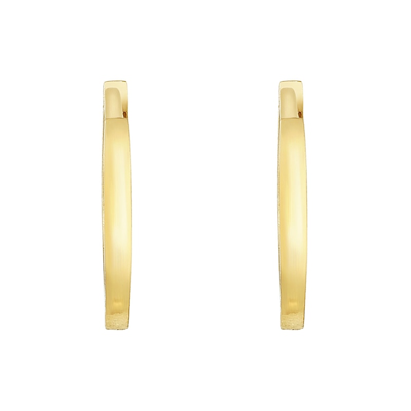Main Image 2 of 11.5mm Huggie Hoop Earrings in 14K Gold