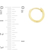 Thumbnail Image 3 of 11.5mm Huggie Hoop Earrings in 14K Gold