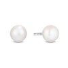 Thumbnail Image 3 of Enchanted Disney Ariel Freshwater Cultured Pearl Stud Earrings and Diamond Seashell Pendant in Sterling Silver
