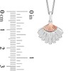 Thumbnail Image 5 of Enchanted Disney Ariel Freshwater Cultured Pearl Stud Earrings and Diamond Seashell Pendant in Sterling Silver